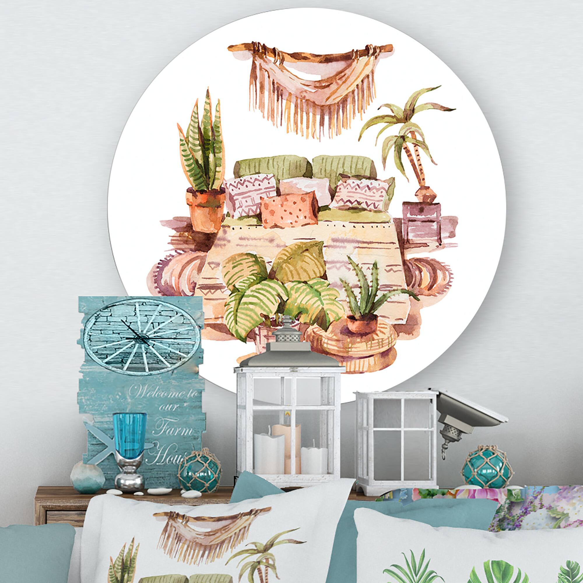 Designart - Indoor House Plants Urban Jungle IV